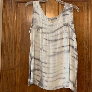 Cute Marble grey and white pattern tank top